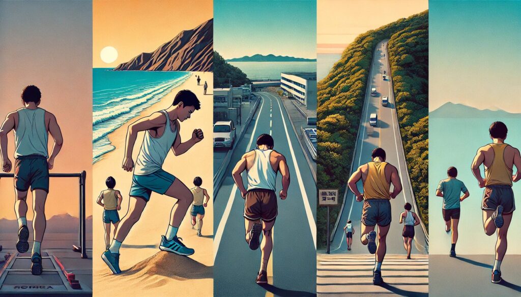 砂浜トレーニングと他の環境との比較