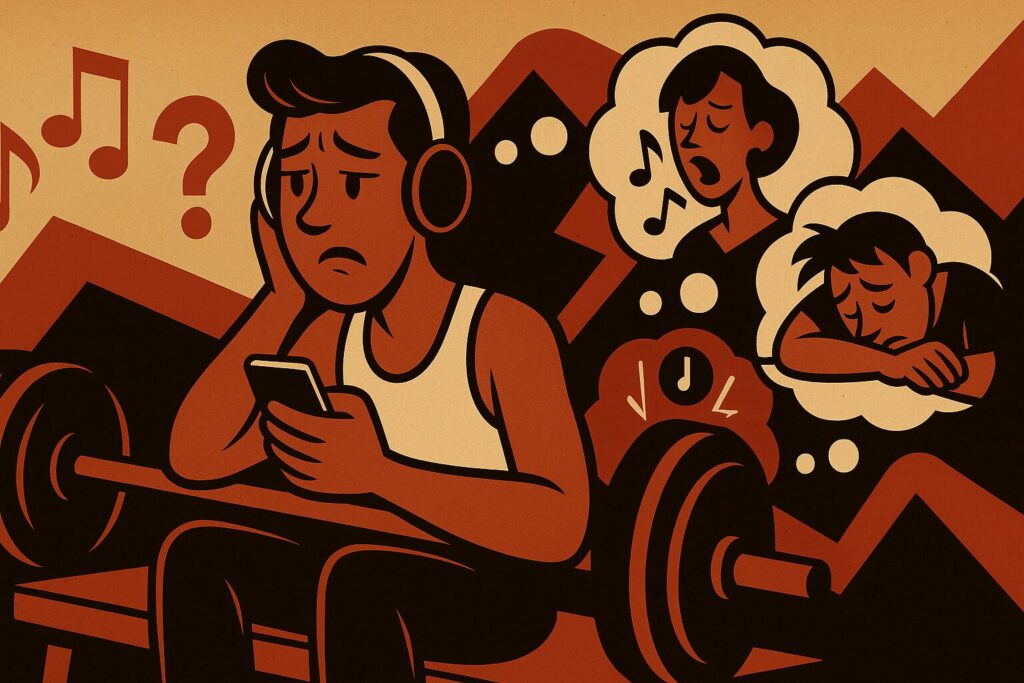 トレーニング中の音楽による効果がないと感じるとき