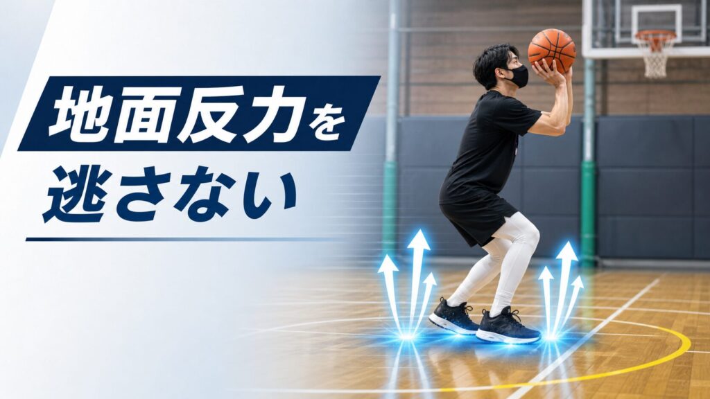 地面反力を逃さない
