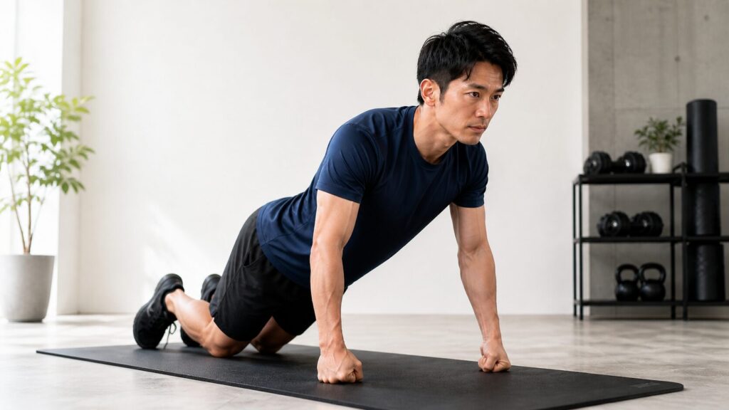 拳立て伏せができない時の代替法