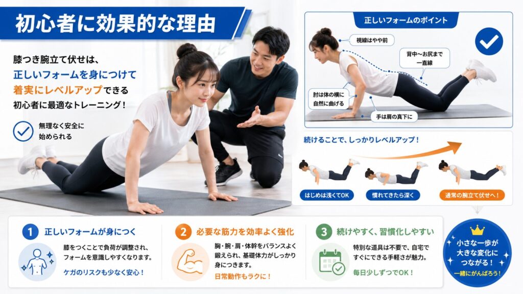 初心者に効果的な理由